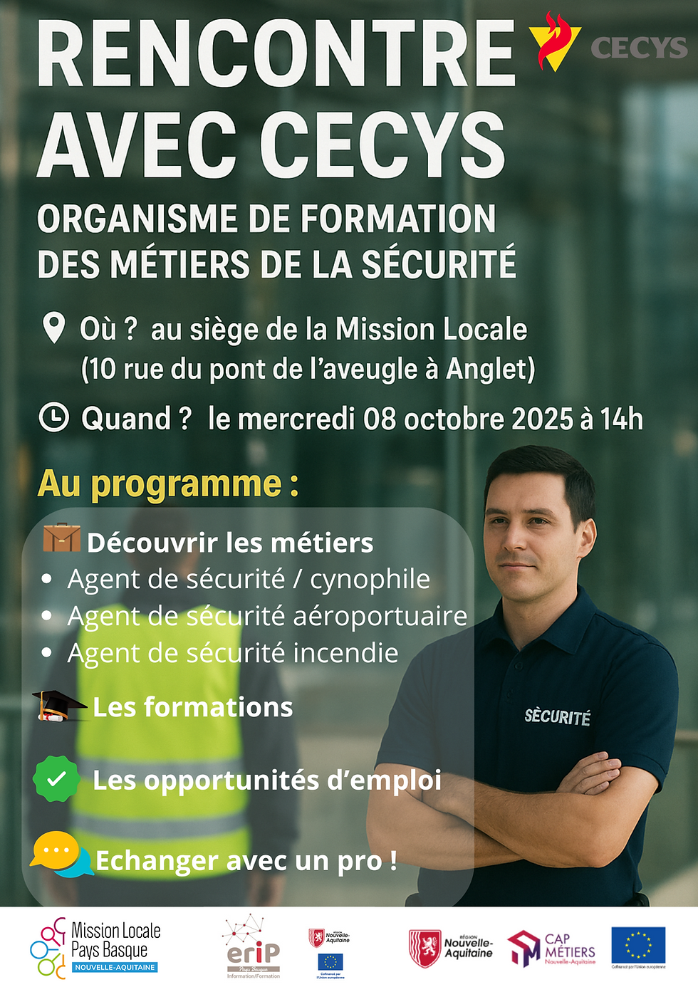 Info métiers de la Sécurité - CECYS