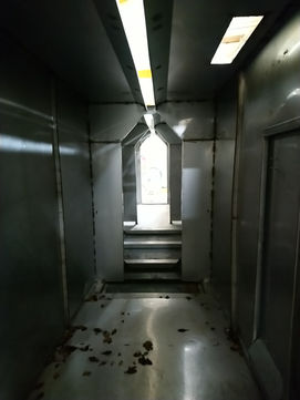 Photo of powder coating paintline