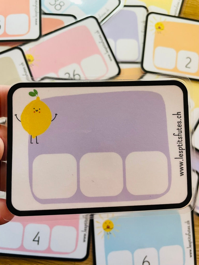 Miniature : 100 cartes - Le chiffre d'avant et le chiffre d'après 🍋☀️