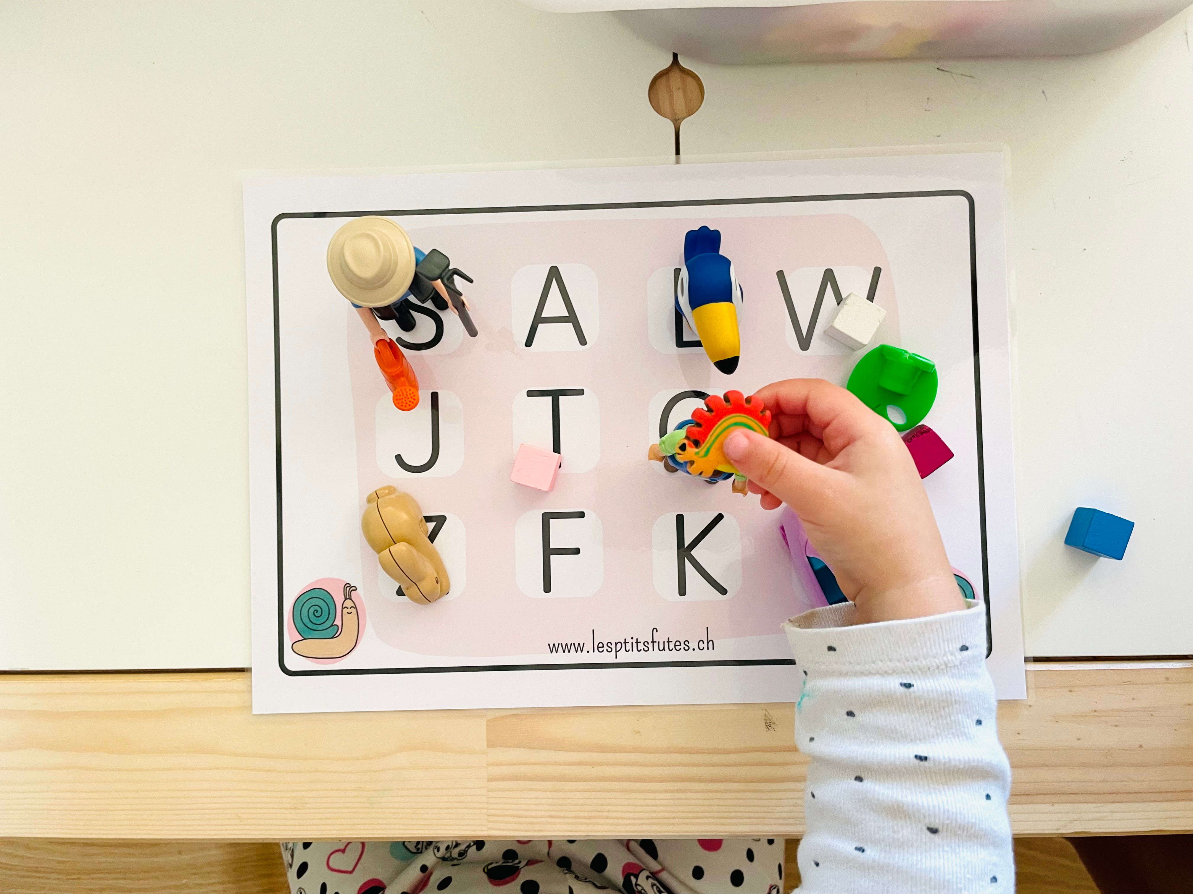 Lettres de l'alphabet 🐌
