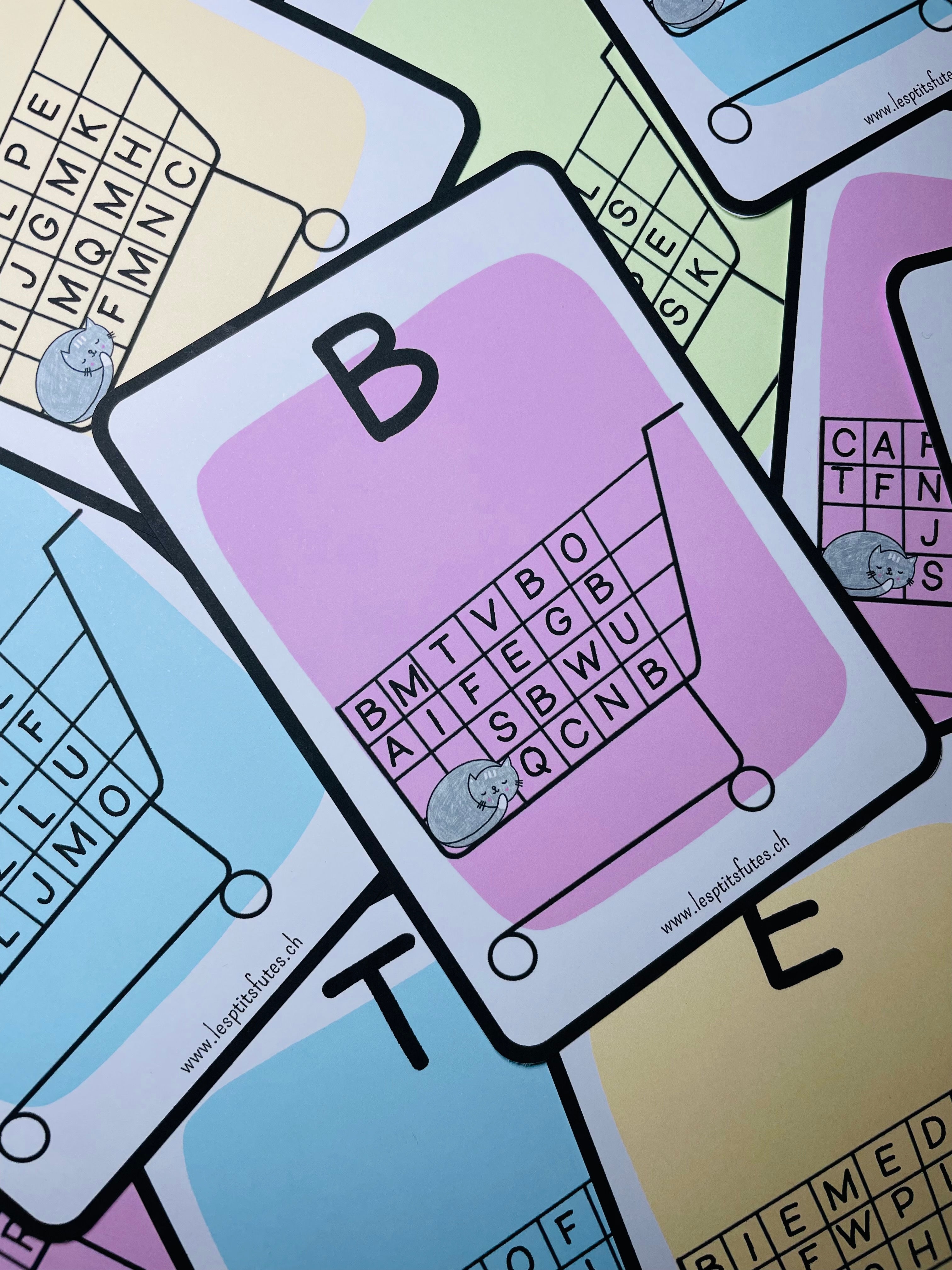 Le caddie des lettres 🛒