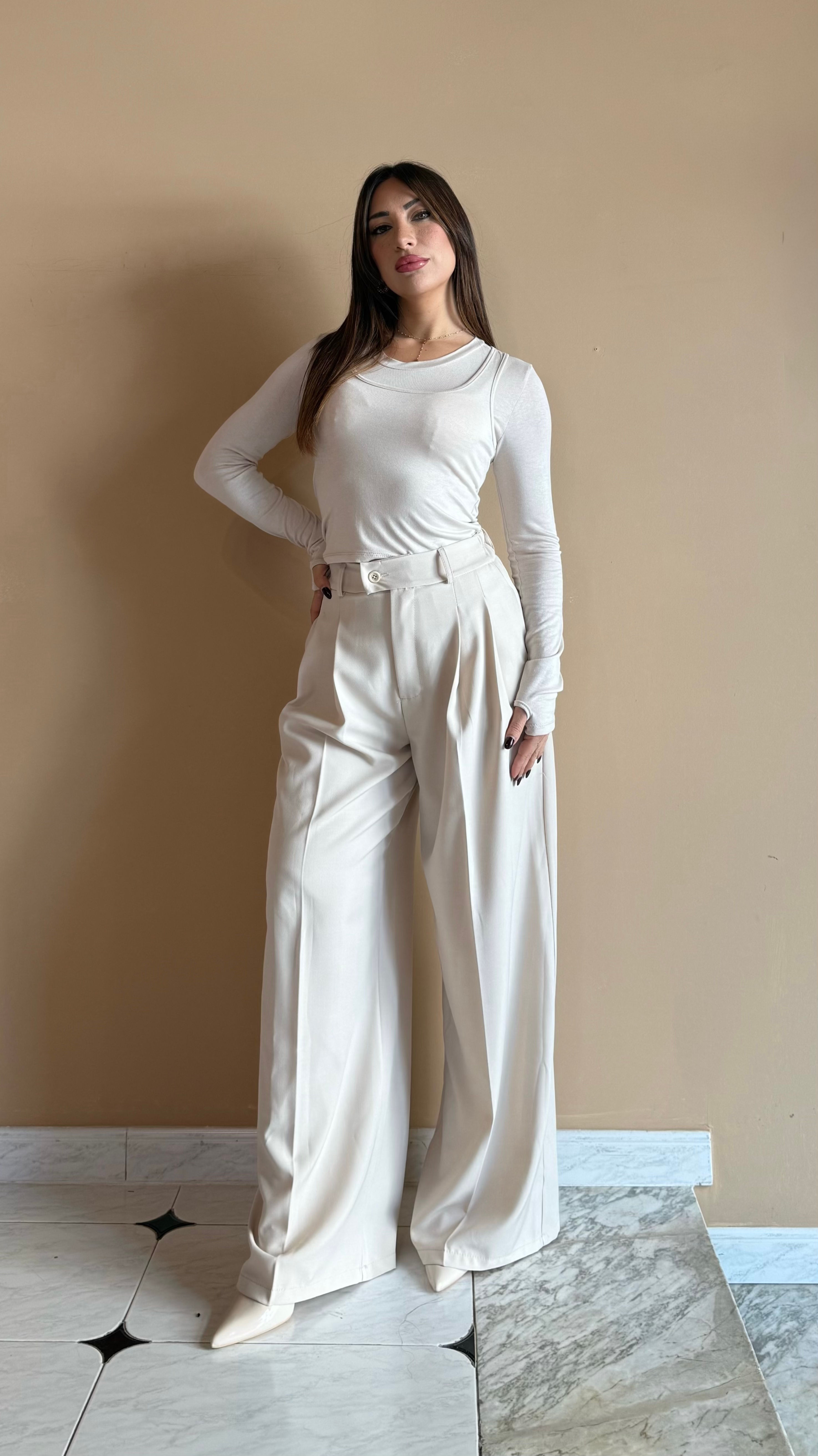 Pantalone Aris Burro