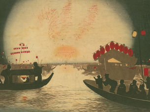 Ryogoku hanabi no zu