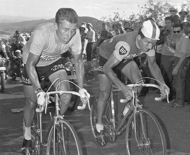 Le duel Anquetil - Poulidor - Puy de Dôme 1964