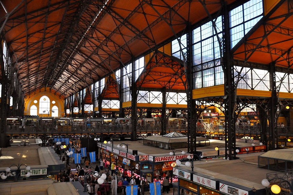 Le grand marché de Budapest