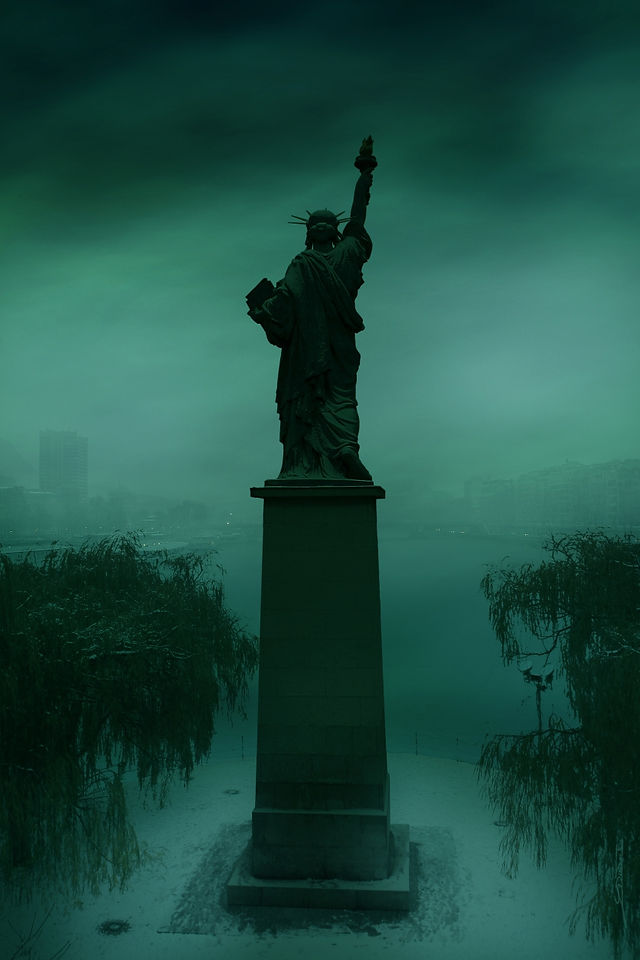 La statue de la liberté - ile aux cygnes - Luc Dartois ©