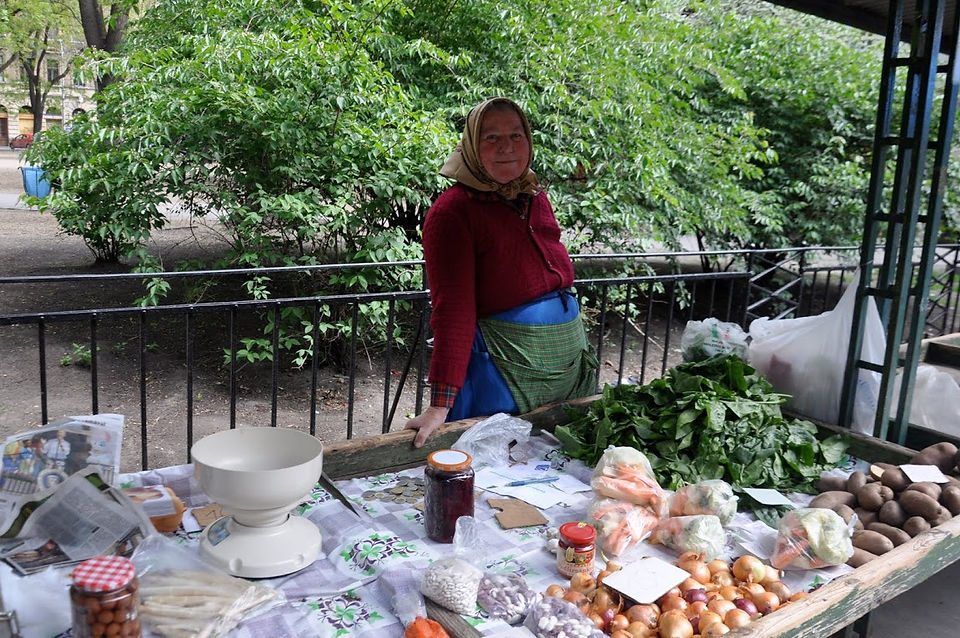 Un marché à Budapest
