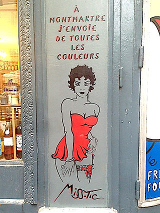 Miss-tic à Montmartre