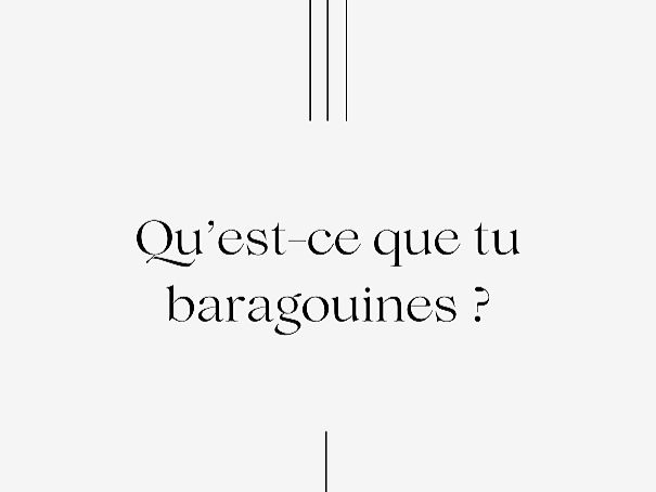 baragouiner