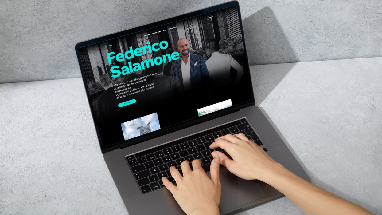 Sito personal brand per business coach con strategie di conversione e automazioni.