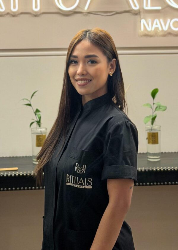 Sand dunes under a clear sky