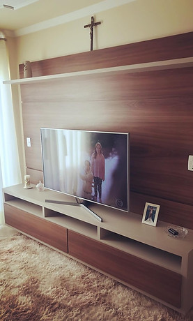 painel e rack feito sob medida