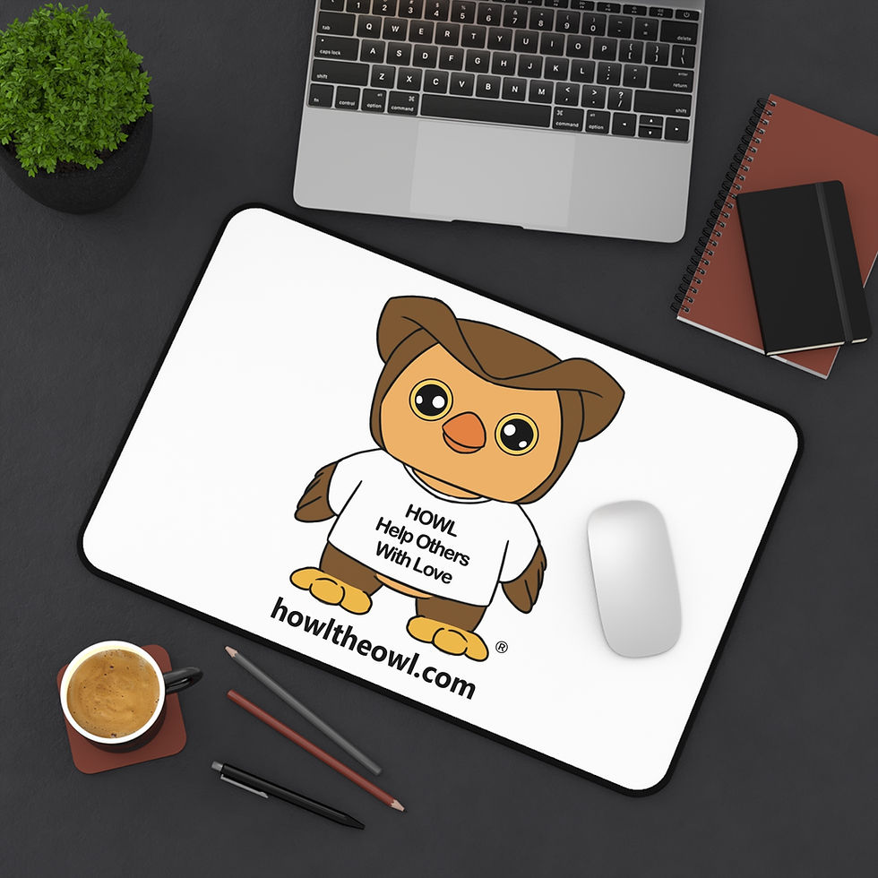 Thumbnail: Howl the Owl® Desk Mat
