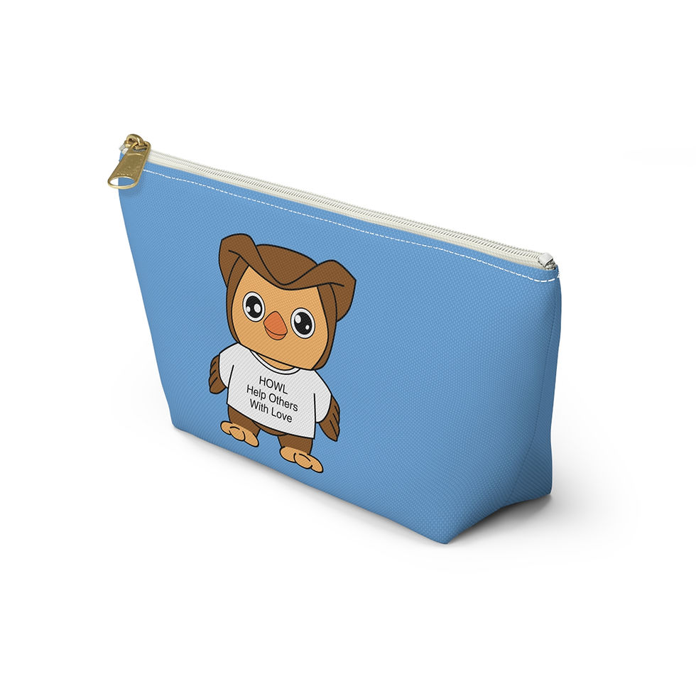 Thumbnail: Howl the Owl Accessory Pouch w T-bottom