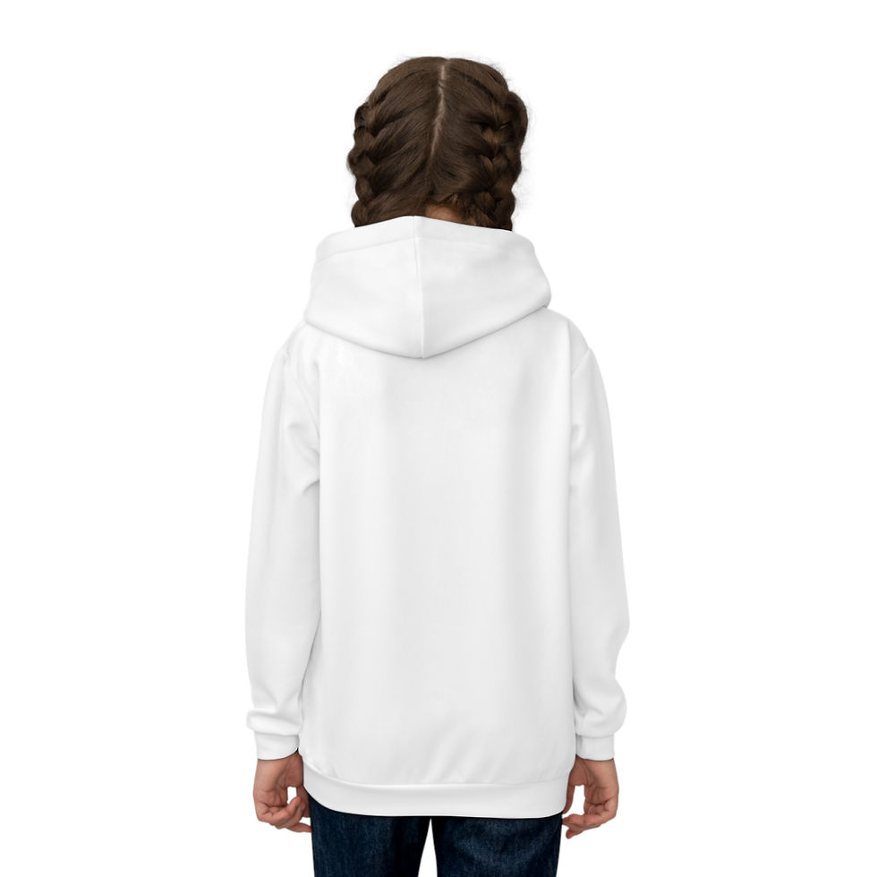 Thumbnail: Children's Hoodie Howl with Santa Hat (AOP)