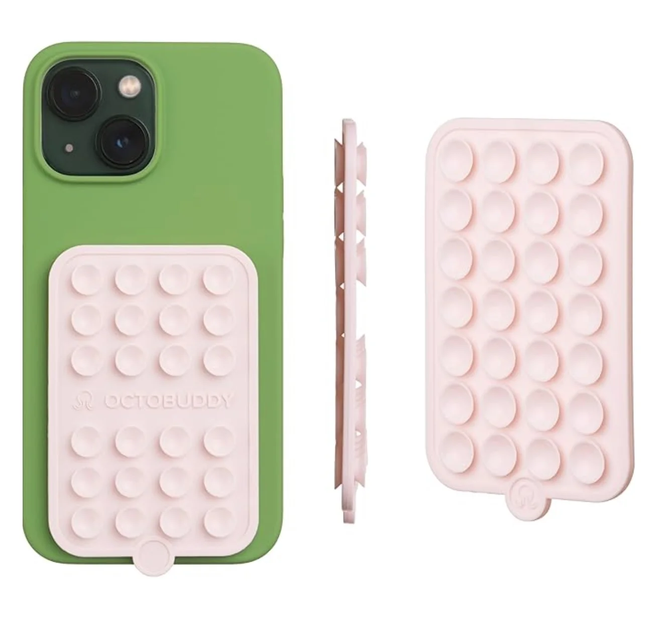 Double-Sided Silicone Suction Phone Case Detachable Mount - Hands-Free, Strong