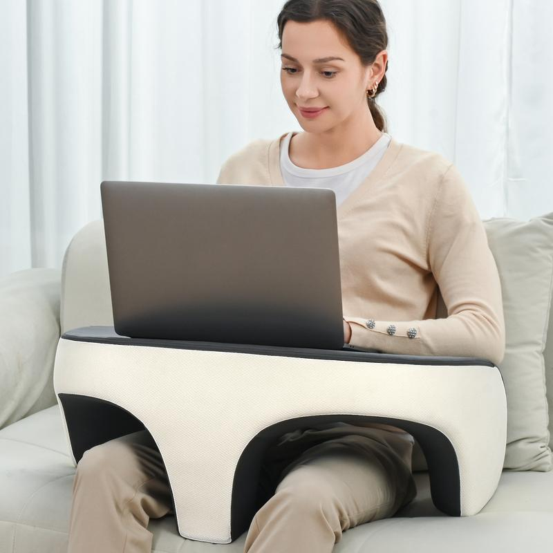 Lap Desk Reading Pillow with Memory Foam Comfort for Reading & Working Ergonomic