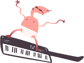 teclado do bebê