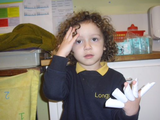 Foundation (Lilies class) have been thinking about who the people are in our families. We made some 