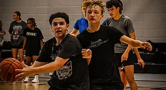 Mayhem players training how they play in Haslet TX