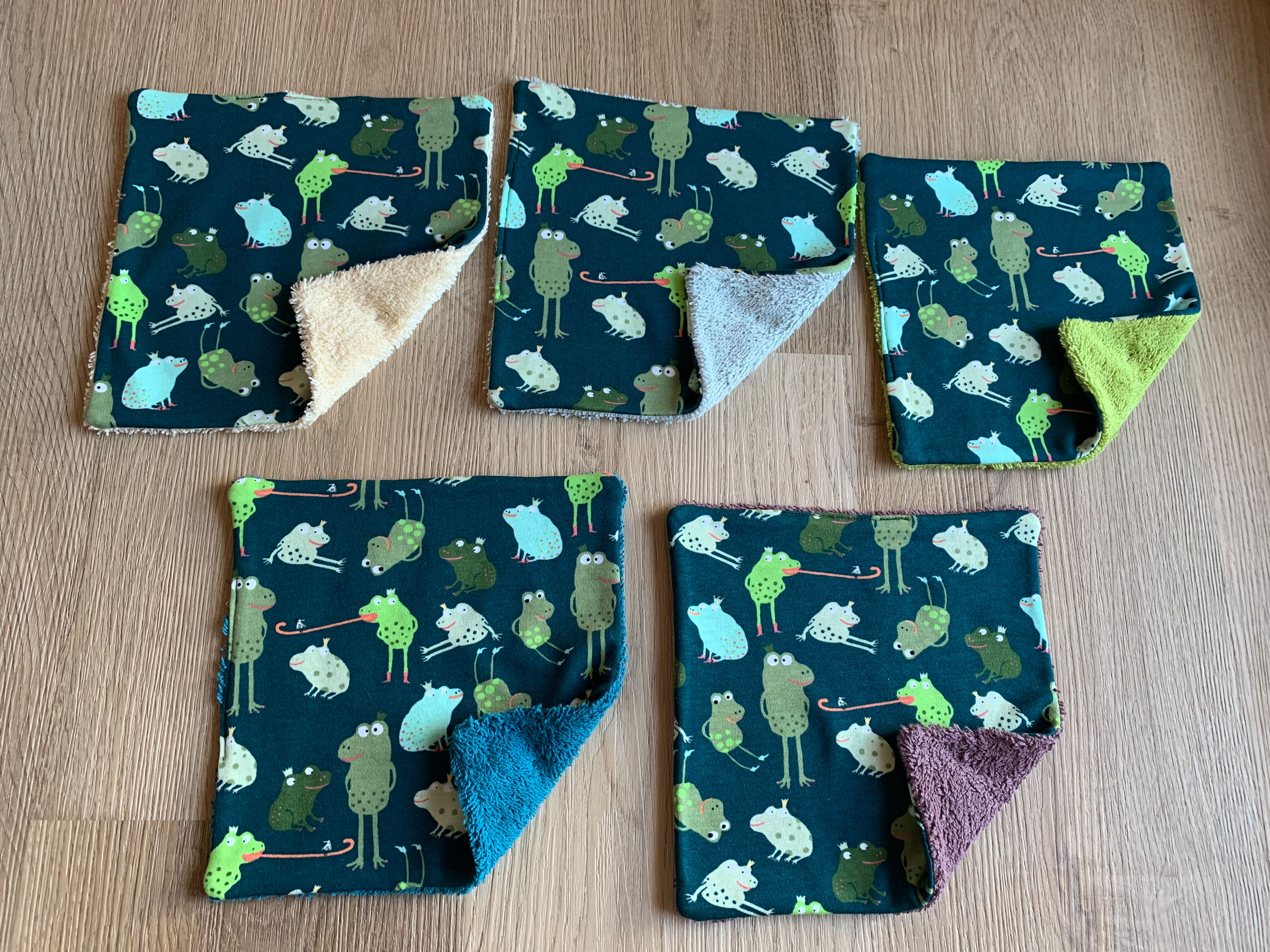 Waschlappen Frösche