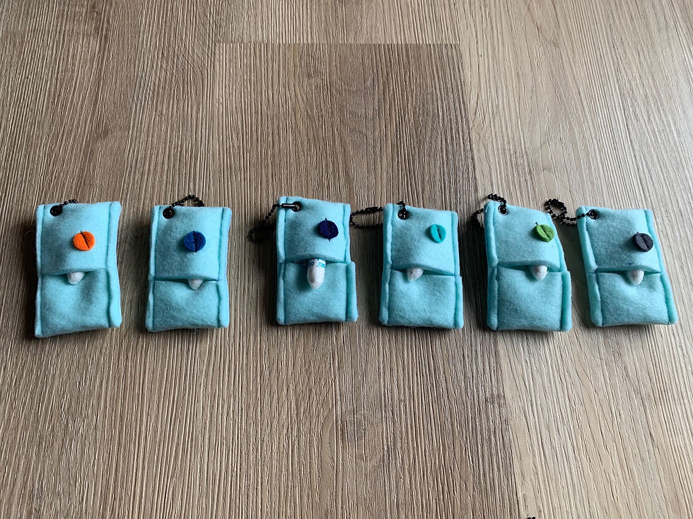 Miniaturbild: Tampon Monsterli blau