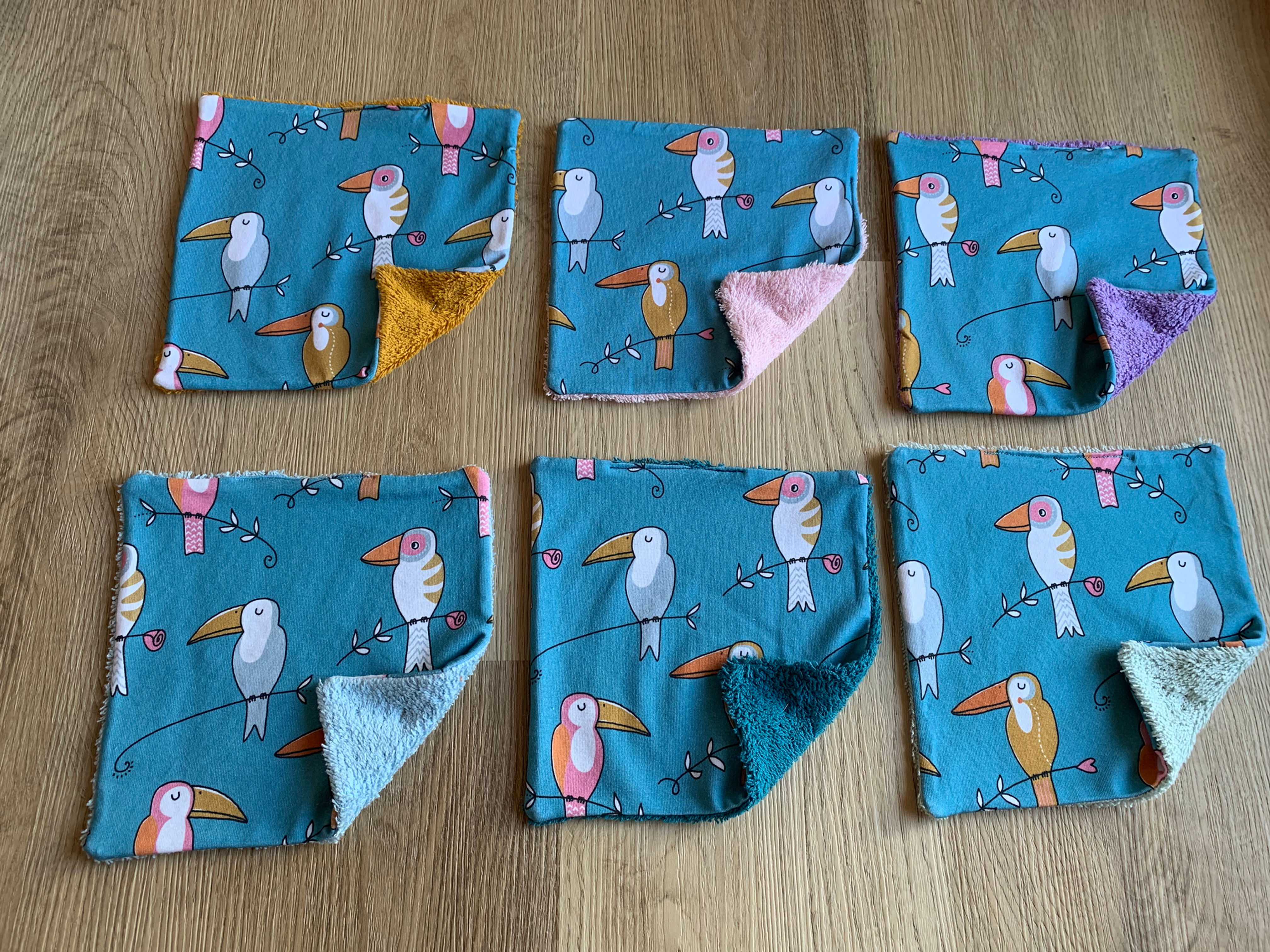 Waschlappen Grosse Vögel