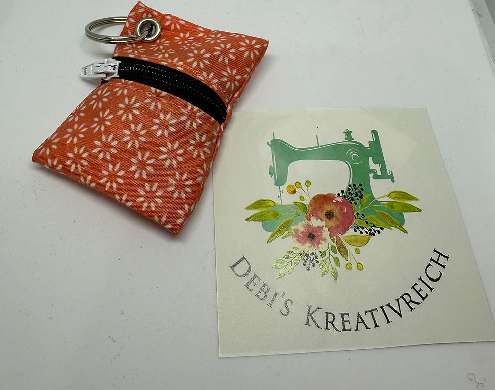 Miniaturbild: Mini Schlüsselring Täschchen 5x6.5