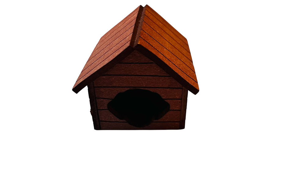 Thumbnail: 1/48th kit, dog kennel, quarter scale