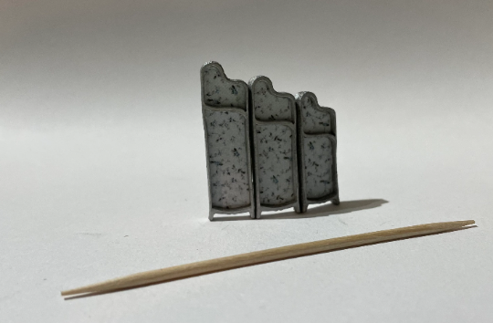 Thumbnail: 1/48th kit, French style dressing screen, quarter scale