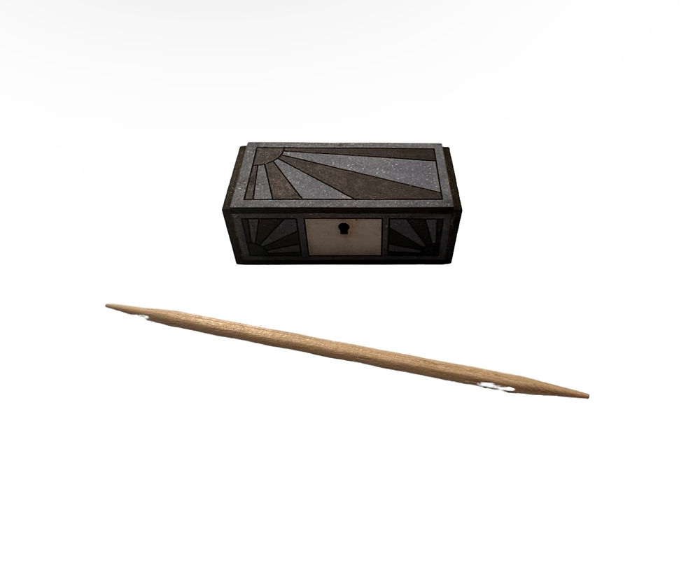 Thumbnail: 1/48th kit, art deco travel trunk, quarter scale 