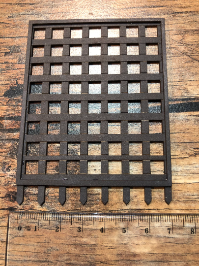 Thumbnail: 1/24th portcullis (half scale)