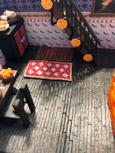 Thumbnail: 1/48th floor straight floor boards flooring, quarter scale