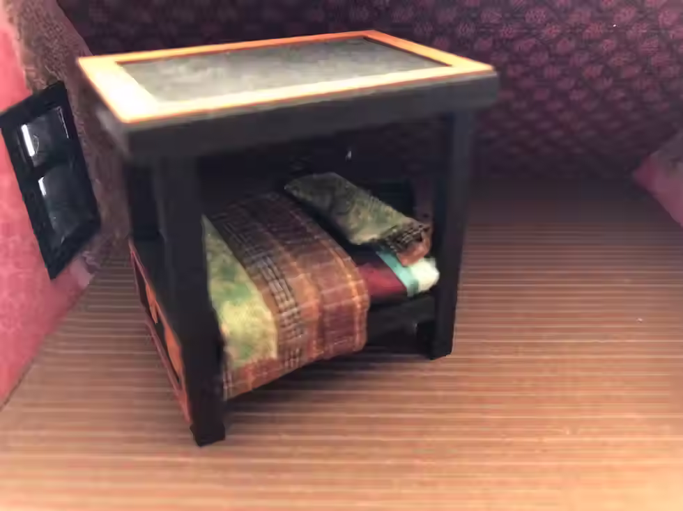Thumbnail: 1/48th kit, Halloween 4 poster bed, quarter scale