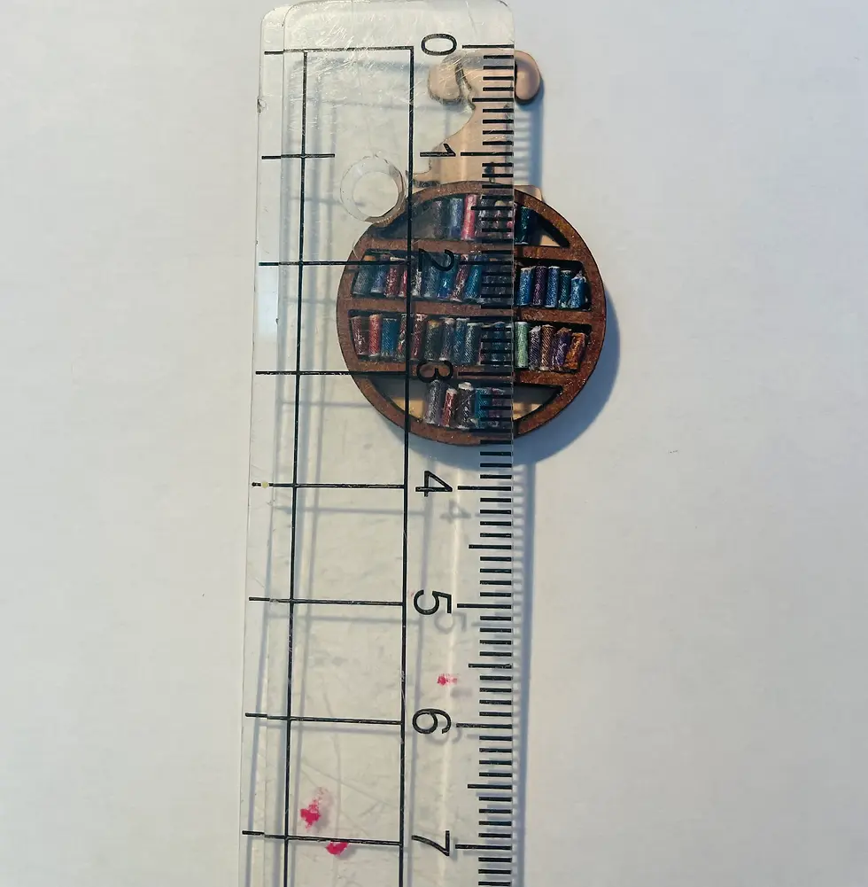 Thumbnail: 1/48th kit, dog full moon wall shelves, quarter scale