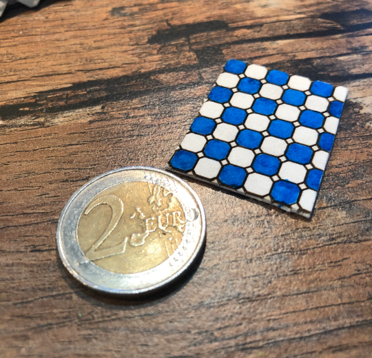 Thumbnail: 1/48th diamond wall or flooring tiles, quarter scale