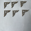 Thumbnail: 1/24th kit 6 x ornate corner brackets (half scale)