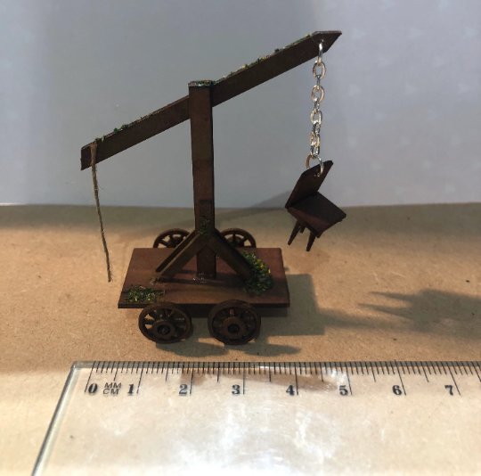 Thumbnail: 1/48th kit witch’s dunking chair, quarter scale
