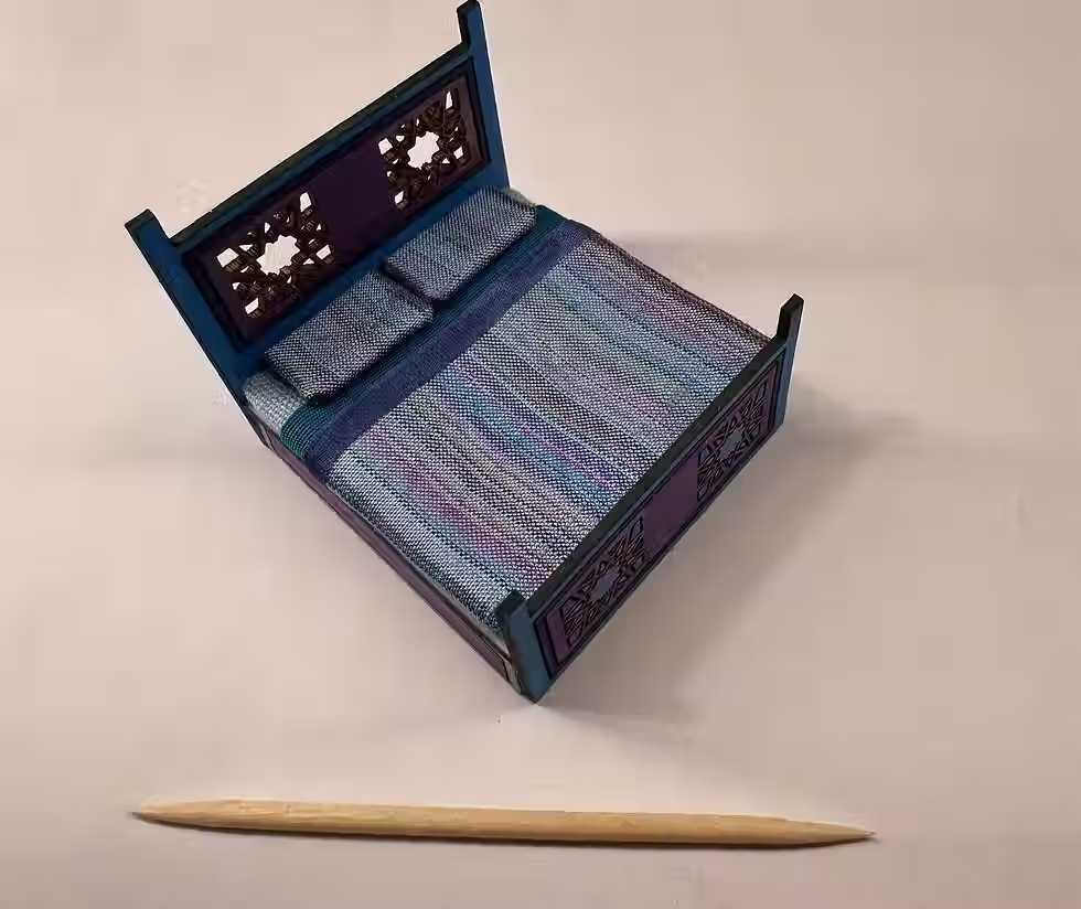 Thumbnail: 1/48th kit, Moroccan double bed