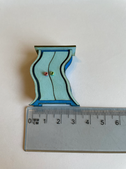 Thumbnail: 1/48th kit, wonky wonderland wardrobe, quarter scale