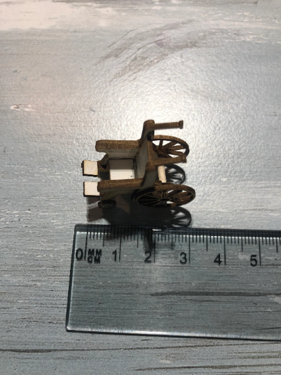 Thumbnail: 1/48th kit wheelchair, quarter scale