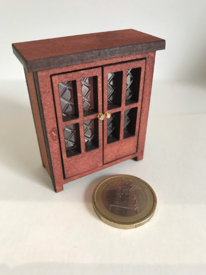 Thumbnail: 1/24th kit, tudor style cabinet, (half scale)