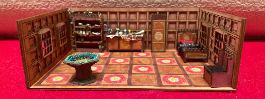 Thumbnail: 1/48th kit, Merlin’s chair, quarter scale