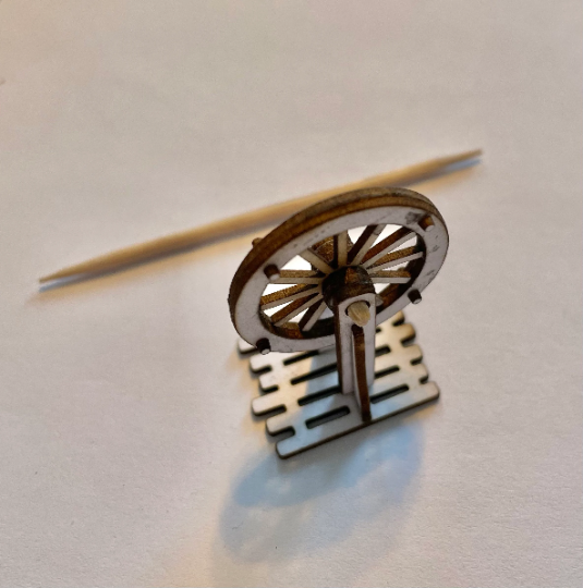 Thumbnail: 1/48th kit, Catherine wheel/breaking wheel, quarter scale