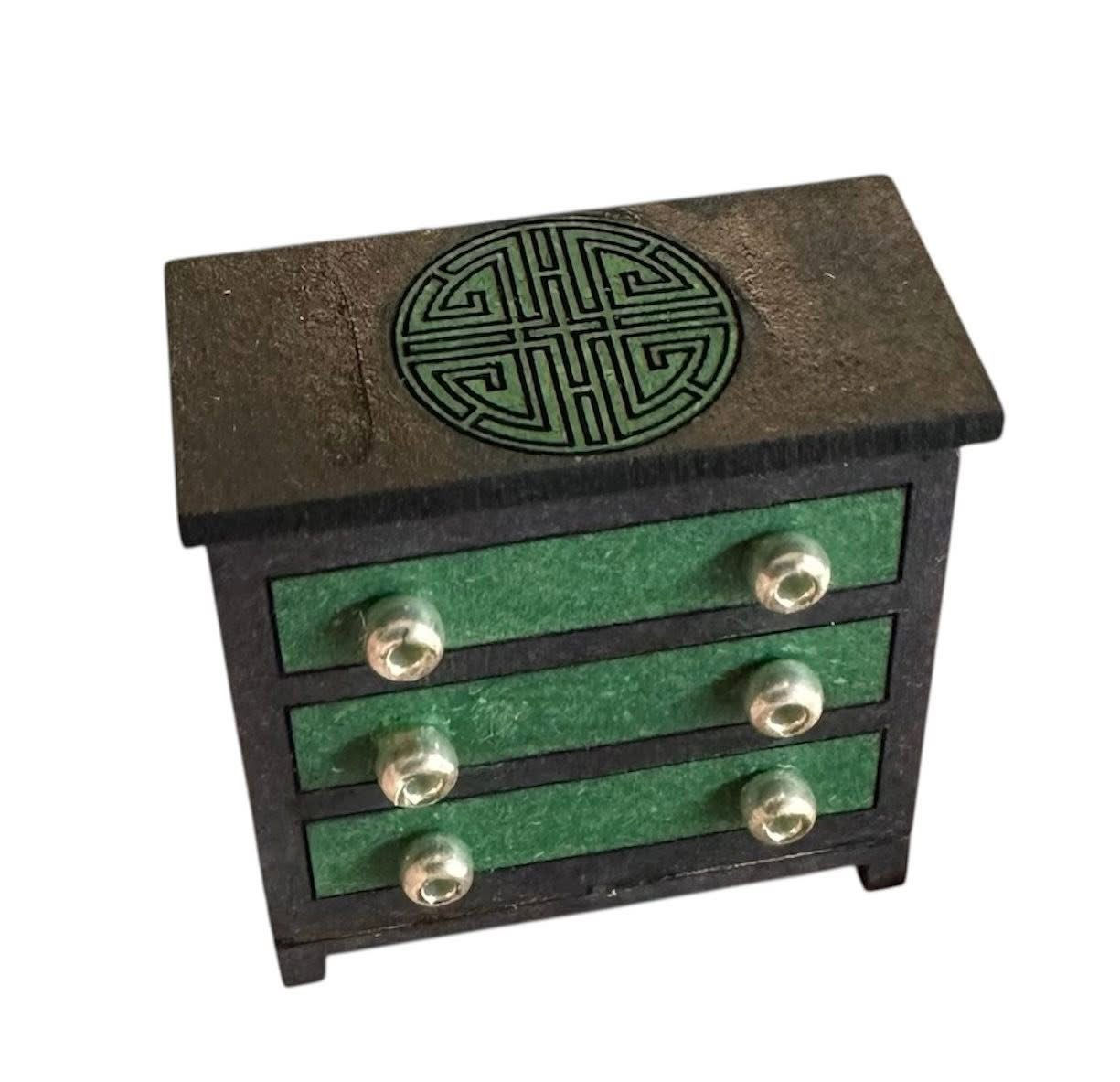 1/48th kit, Chinese chest of drawers, quarter scale