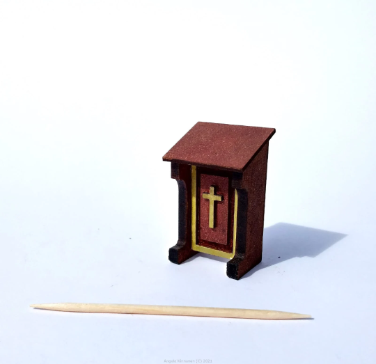 1/24th kit prayer stand (half scale)