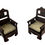Thumbnail: 1/48th kit, holly armchairs, 2 pack, quarter scale 