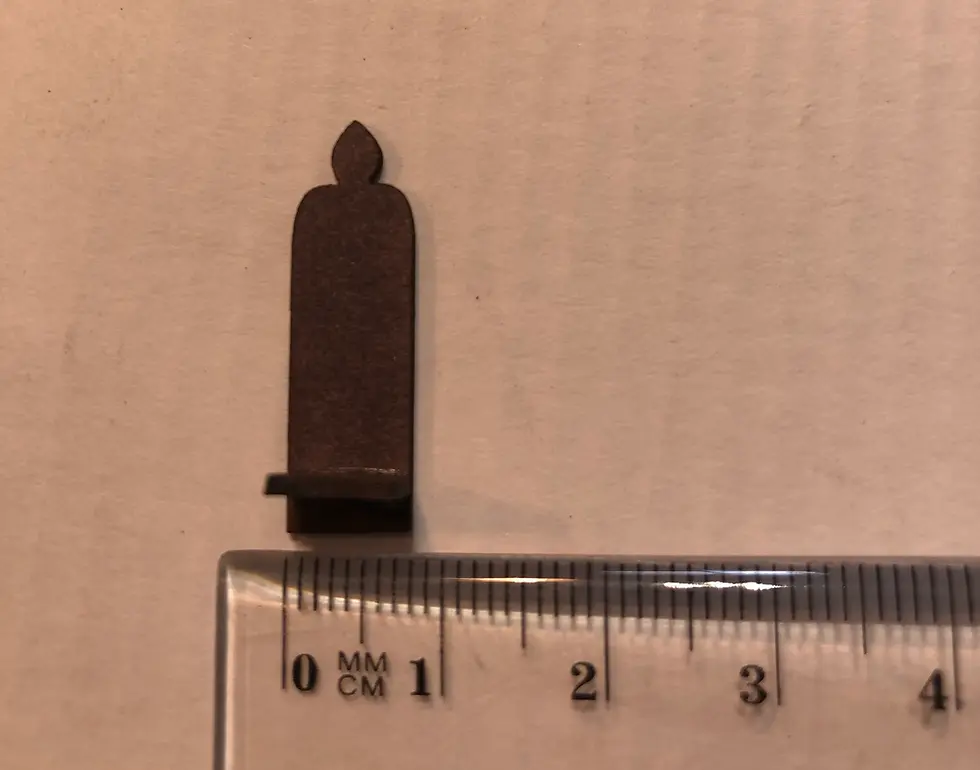 Thumbnail: 1/24th kit, candle wall holders (half scale)