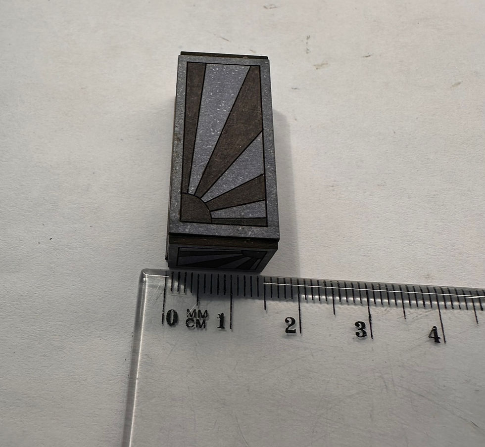 Thumbnail: 1/48th kit, art deco travel trunk, quarter scale 