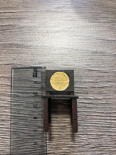 Thumbnail: 1/24th kit Chinese style dining chairs, 4 in a pack (half scale)